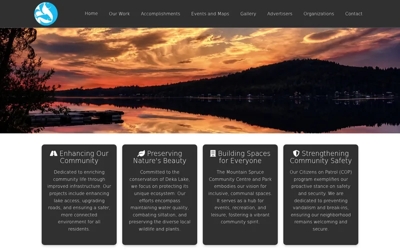 Deka Lake & District Ratepayers website