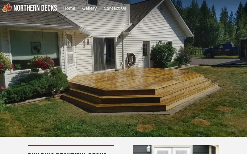 Northern Decks website