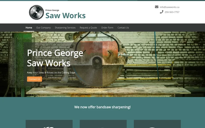 Prince George Saw Works website