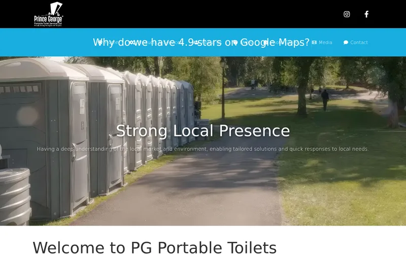 PG Toilet website