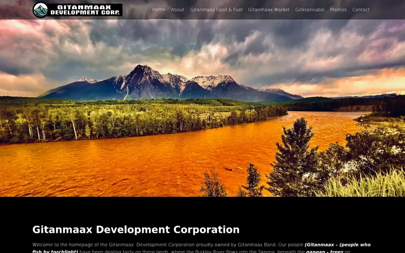 Gitanmaax Development Corporation website