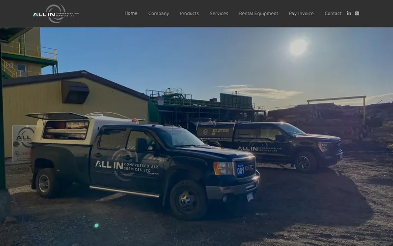 All In Compressed Air Services website