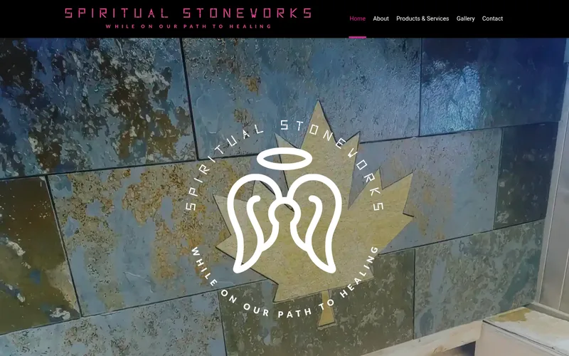 Spiritual Stoneworks website